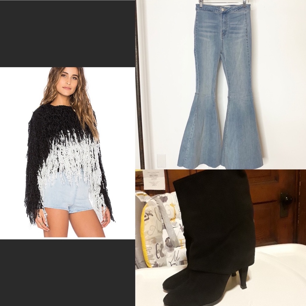 Indah Shag Fringe sweater